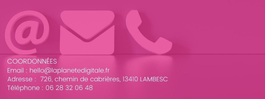 coordonnées agence la planete digitale rose